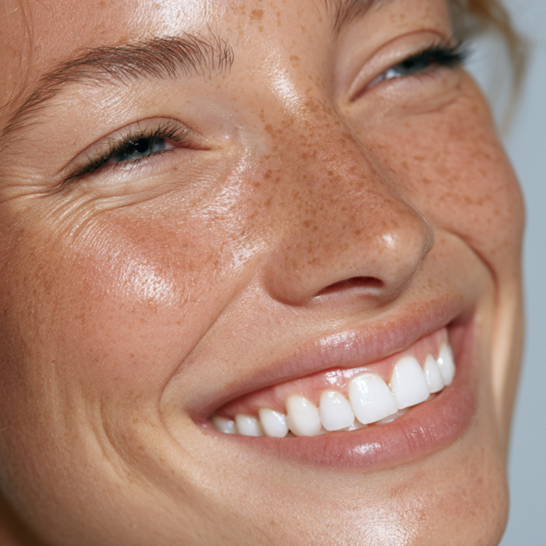 close up smile